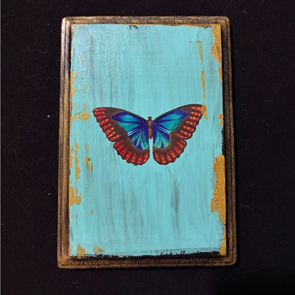 Colorful Butterfly Art on Canvas